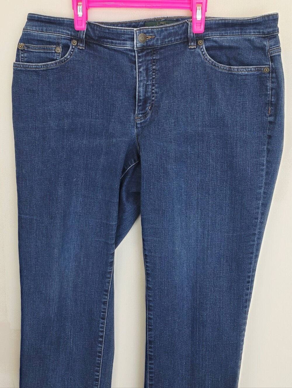 Lauren Ralph Lauren Modern Straight Curvy Jeans Pants - Picture 5 of 10